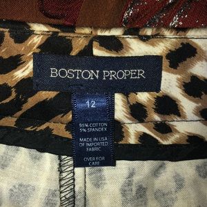 Boston Proper Shorts - Boston proper leopard print Bermuda shorts Boston Proper Shorts - Boston proper leopard print Bermuda shorts